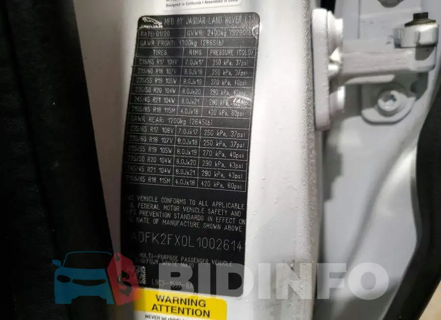 SADFK2FX0L1002614 Photo# 13