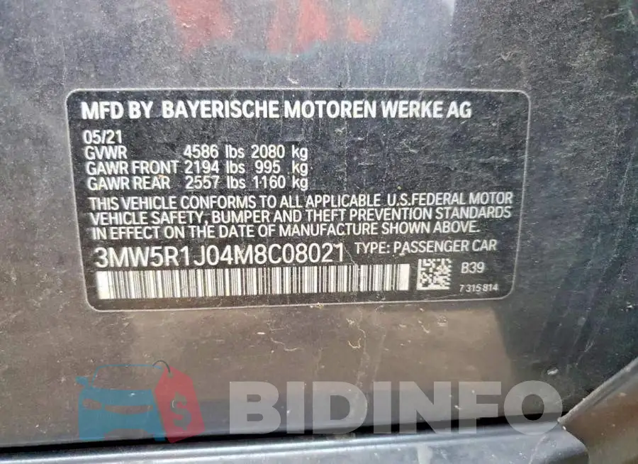 3MW5R1J04M8C08021 Photo# 12