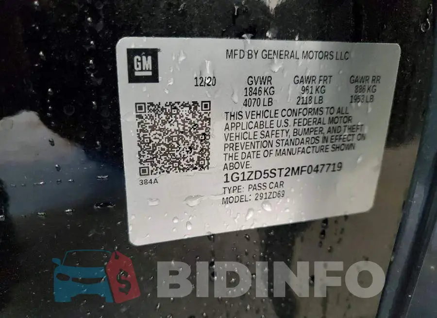 1G1ZD5ST2MF047719 Photo# 12