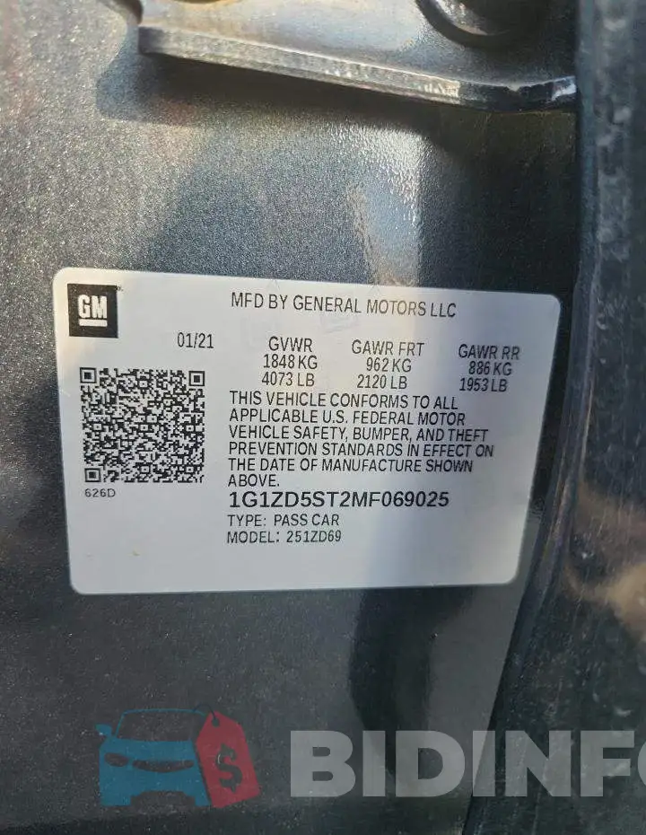 1G1ZD5ST2MF069025 Photo# 12