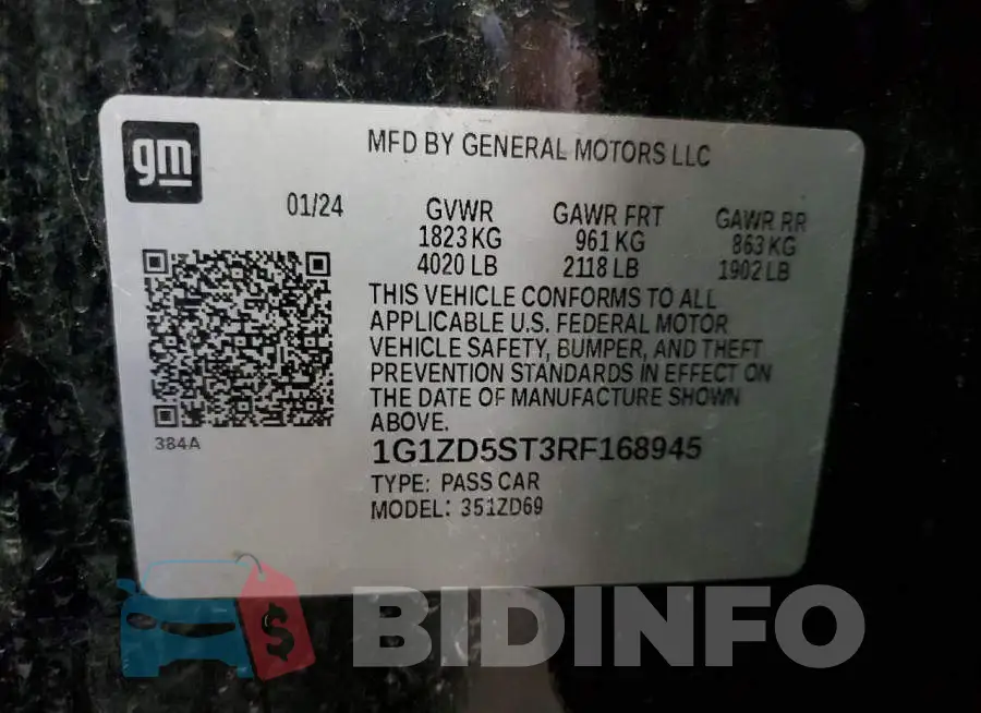 1G1ZD5ST3RF168945 Photo# 12