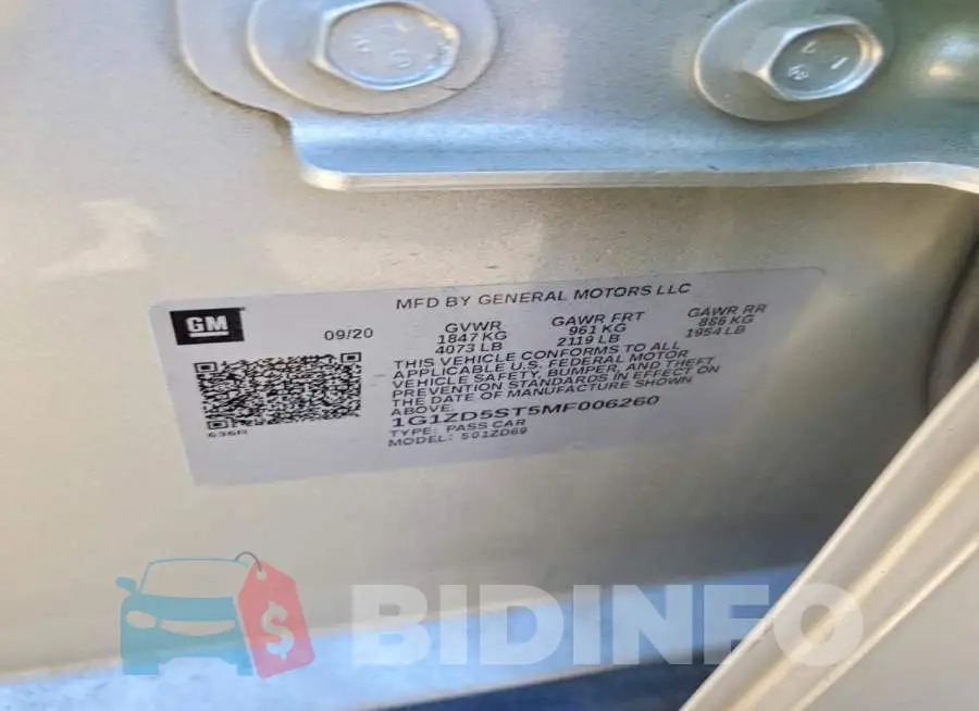 1G1ZD5ST5MF006260 Photo# 13