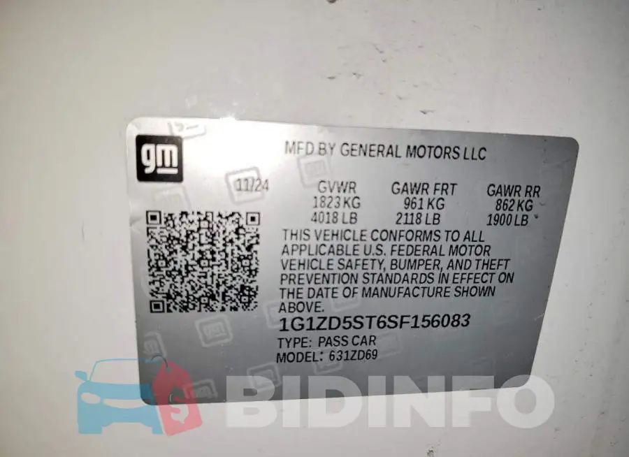 1G1ZD5ST6SF156083 Photo# 12