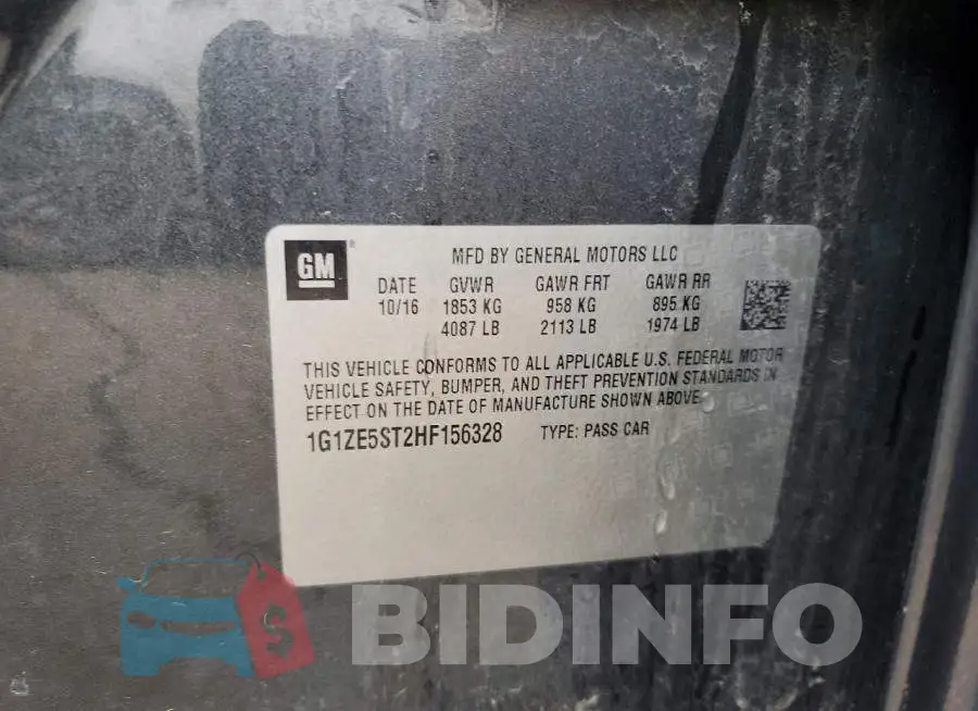 1G1ZE5ST2HF156328 Photo# 12