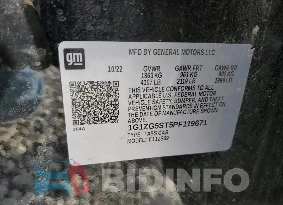 1G1ZG5ST5PF119671 Photo# 12