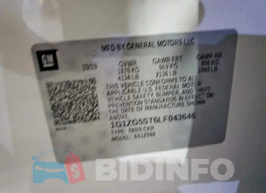 1G1ZG5ST6LF043646 Photo# 12