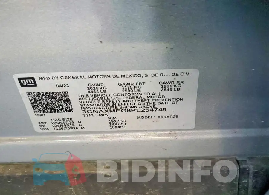 3GNAXMEG8PL254749 Photo# 12