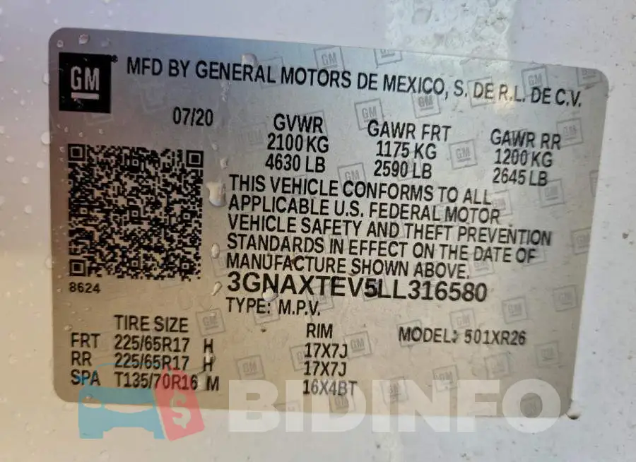 3GNAXTEV5LL316580 Photo# 12