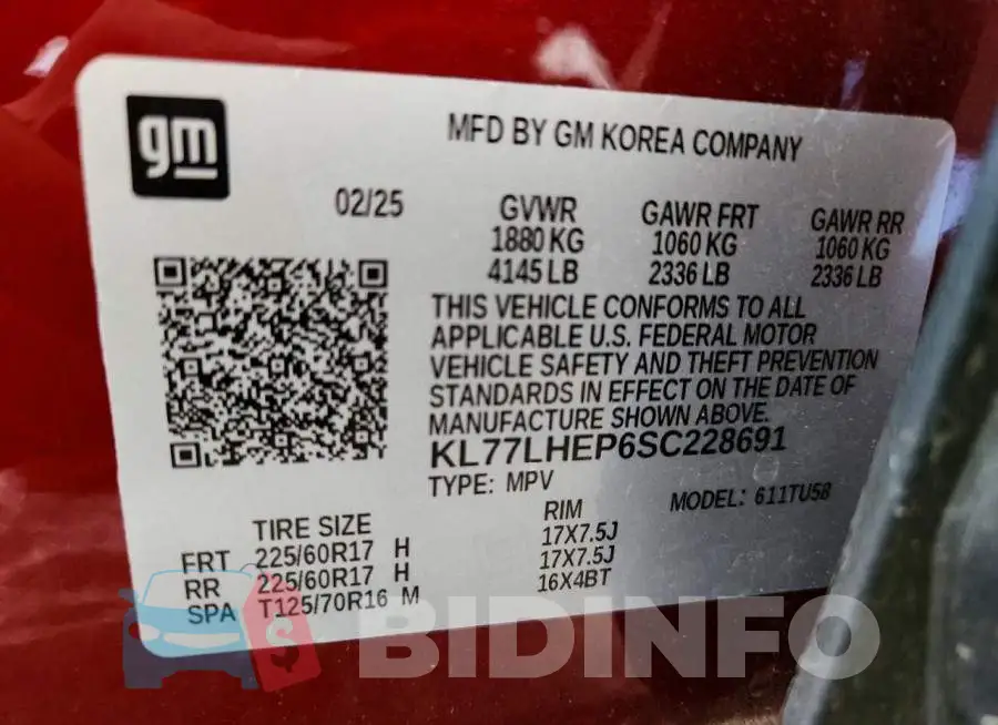 KL77LHEP6SC228691 Photo# 13