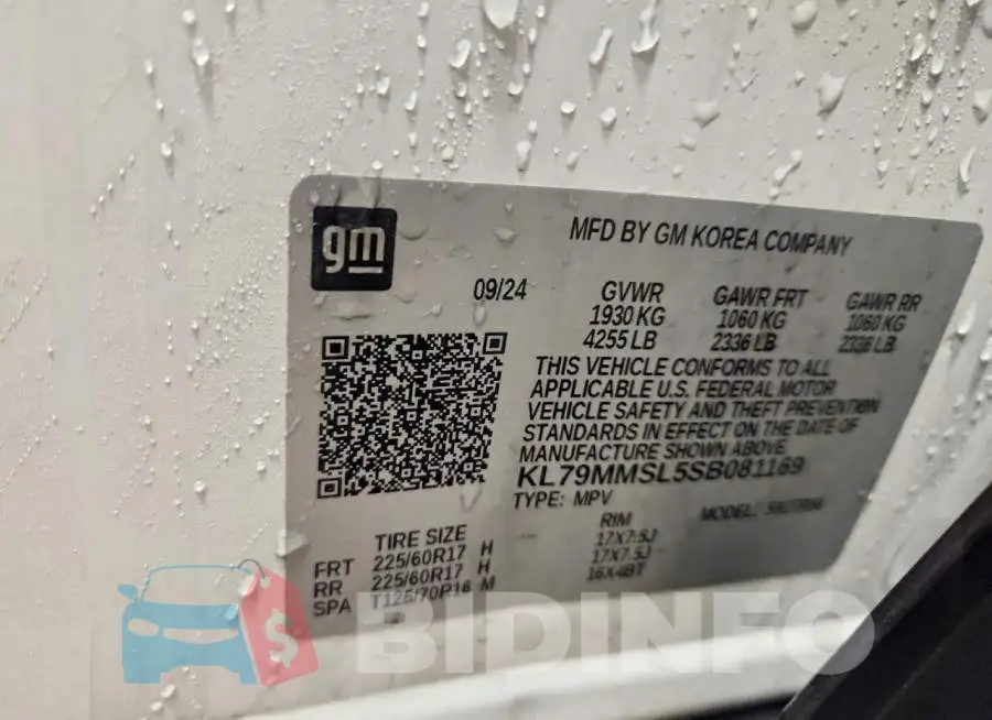 KL79MMSL5SB081169 Photo# 13
