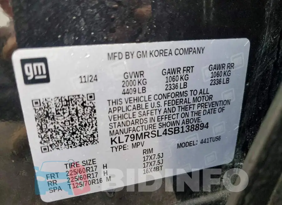 KL79MRSL4SB138894 Photo# 14