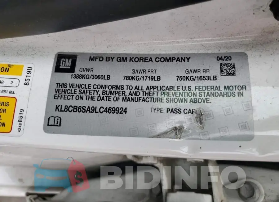 KL8CB6SA9LC469924 Photo# 12