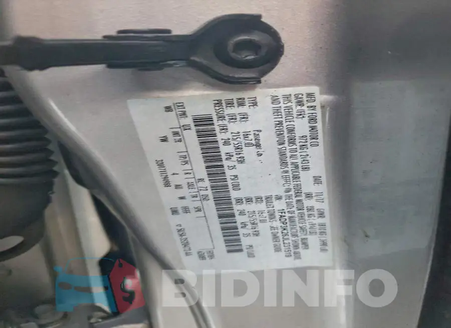 1FADP3K26JL231519 Photo# 12