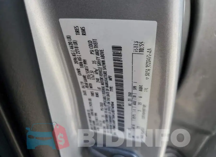 1FMCU0F76KUB74894 Photo# 13