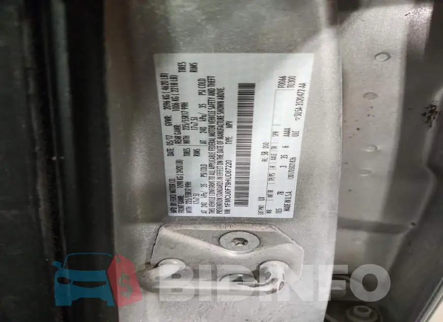 1FMCU0F79HUD87220 Photo# 13