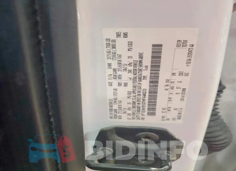 1FTEW1EG7HFA48233 Photo# 12