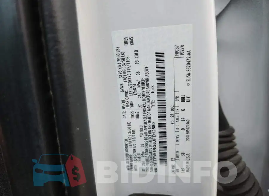 1FTFW1RG6JFD12580 Photo# 12