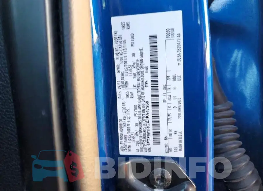 1FTFW1RGXJFA47968 Photo# 12