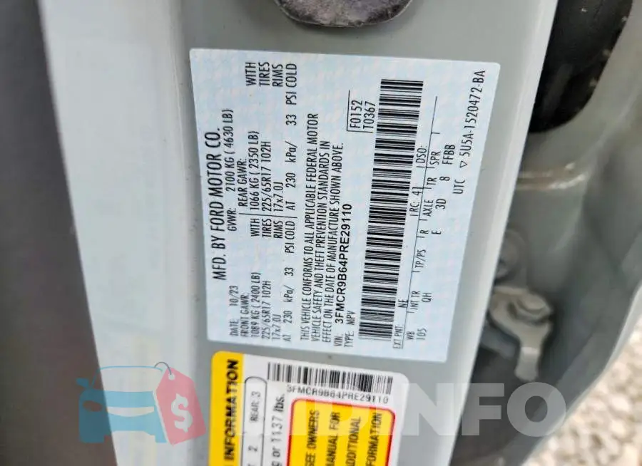 3FMCR9B64PRE29110 Photo# 13