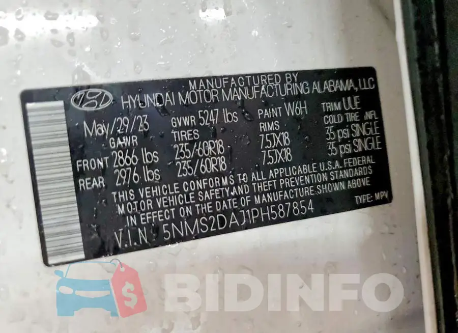 5NMS2DAJ1PH587854 Photo# 13