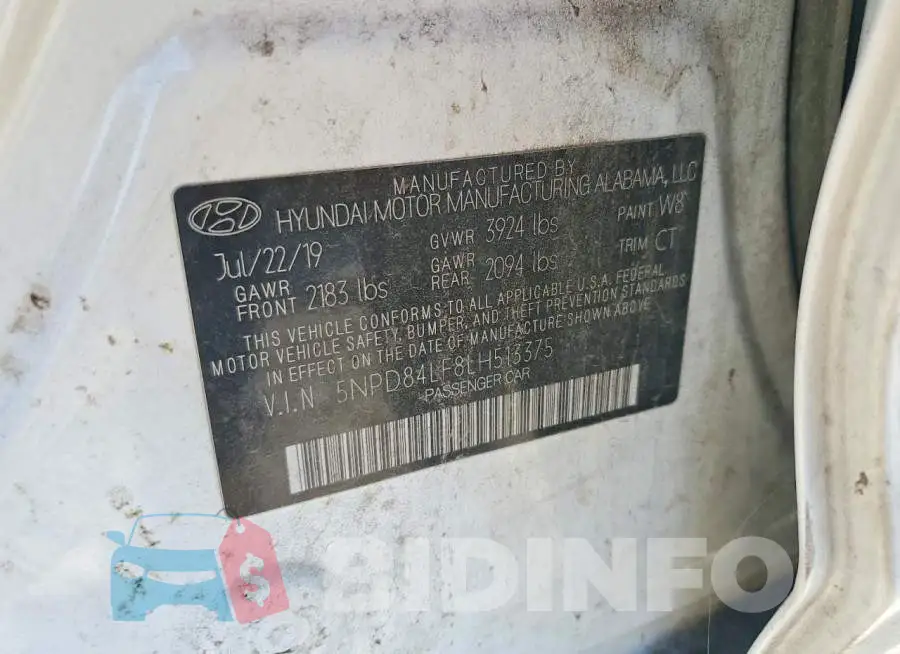 5NPD84LF8LH513375 Photo# 13