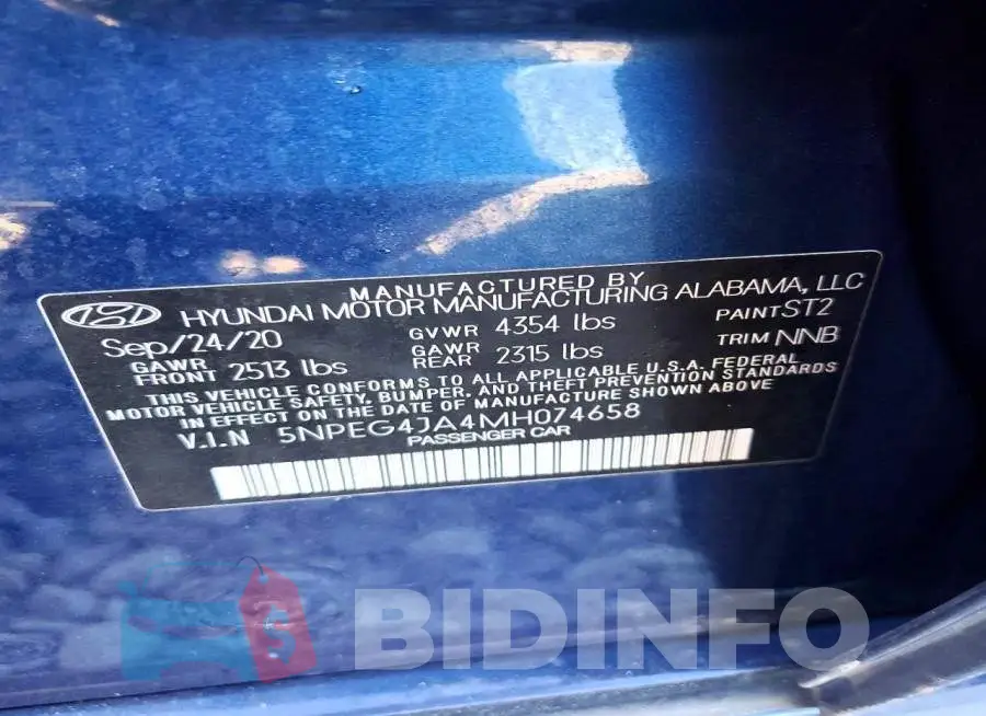 5NPEG4JA4MH074658 Photo# 12