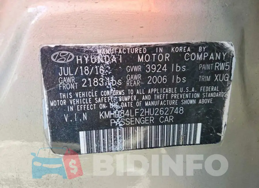 KMHD84LF2HU262748 Photo# 12
