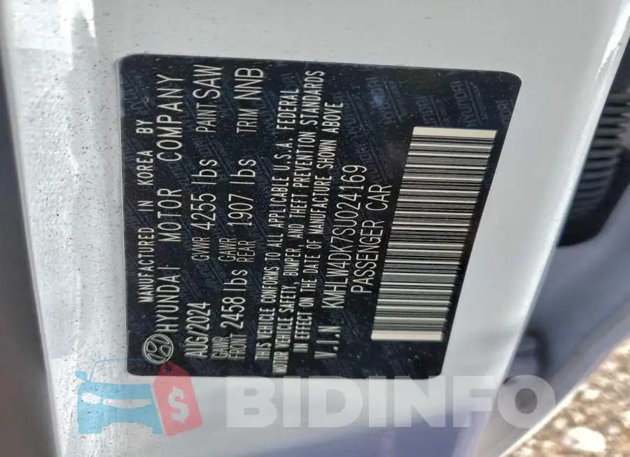 KMHLW4DK7SU024169 Photo# 13