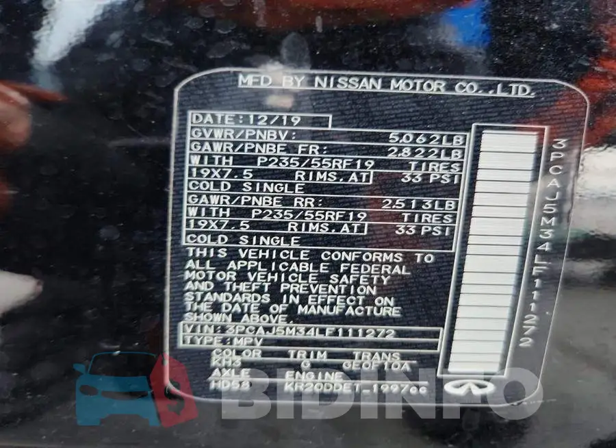 3PCAJ5M34LF111272 Photo# 13