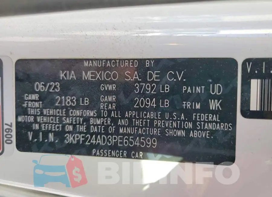 3KPF24AD3PE654599 Photo# 12