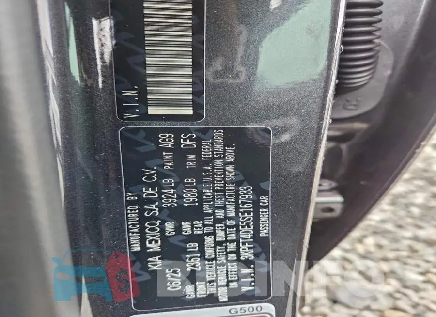 3KPFT4DE5SE167933 Photo# 12