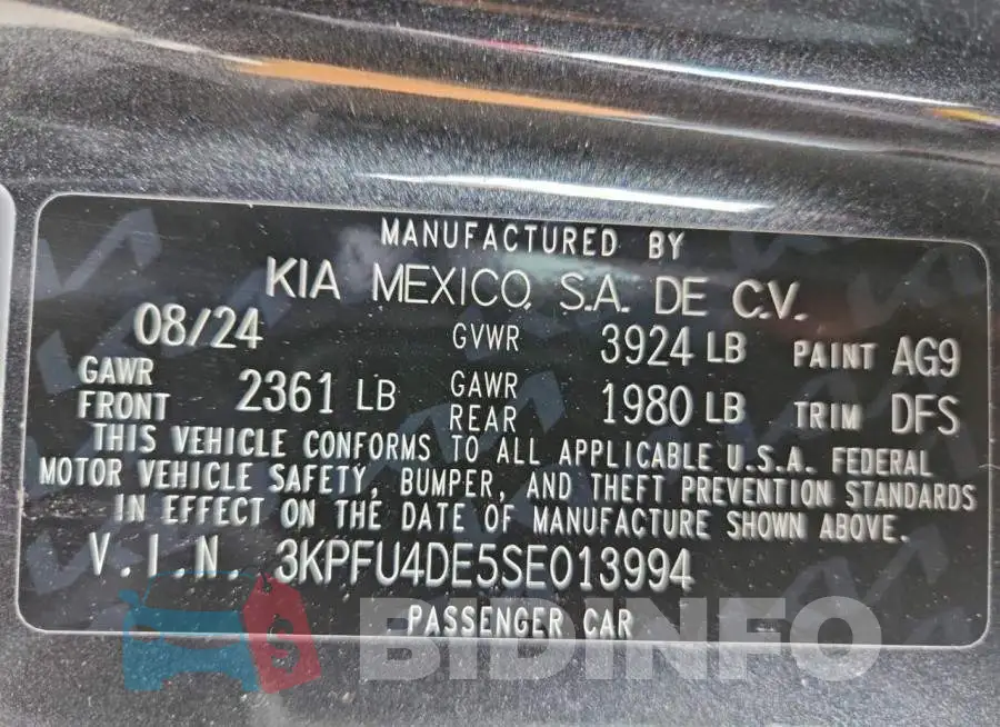 3KPFU4DE5SE013994 Photo# 12