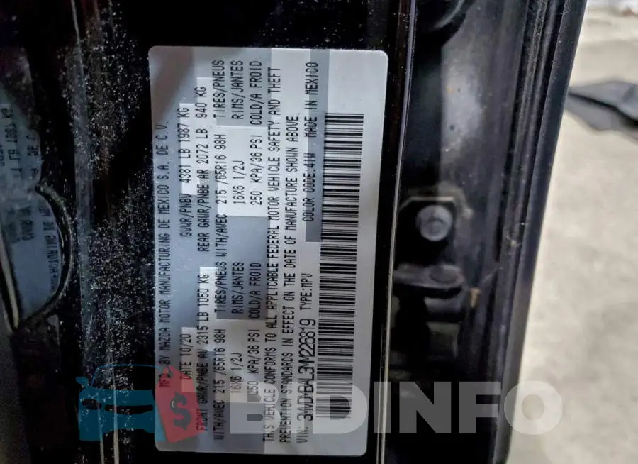 3MVDMBAL3MM226819 Photo# 13