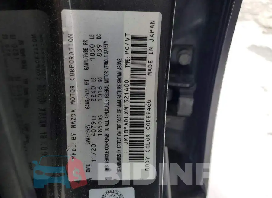 JM1BPADLXM1321400 Photo# 12