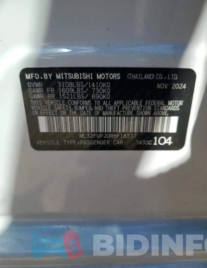 ML32FUFJ0RHF18337 Photo# 12