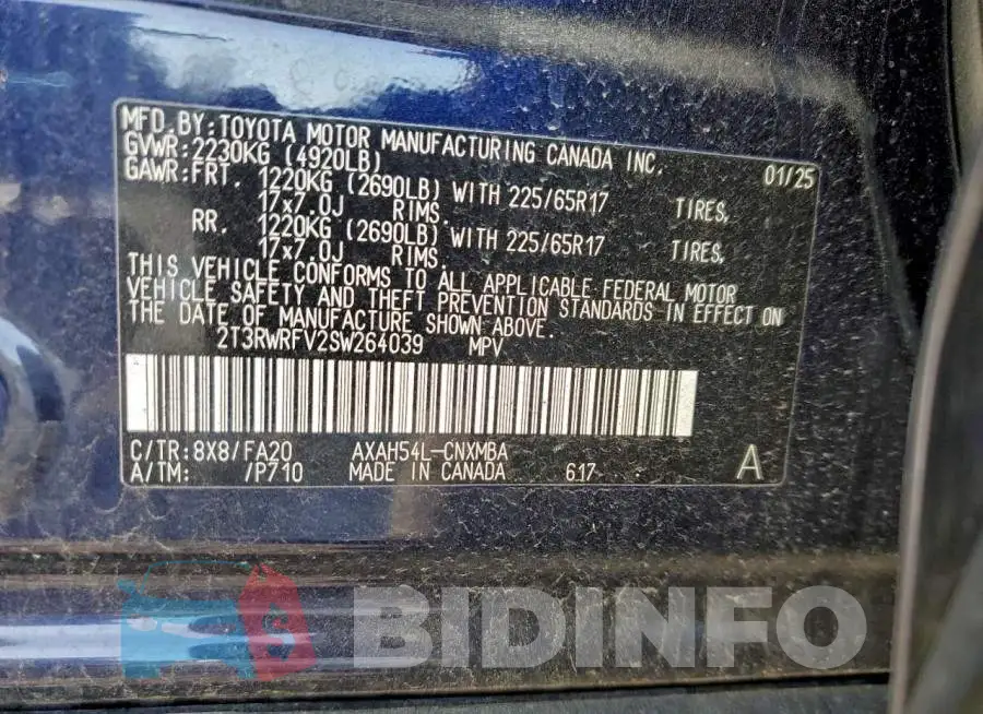 2T3RWRFV2SW264039 Photo# 13
