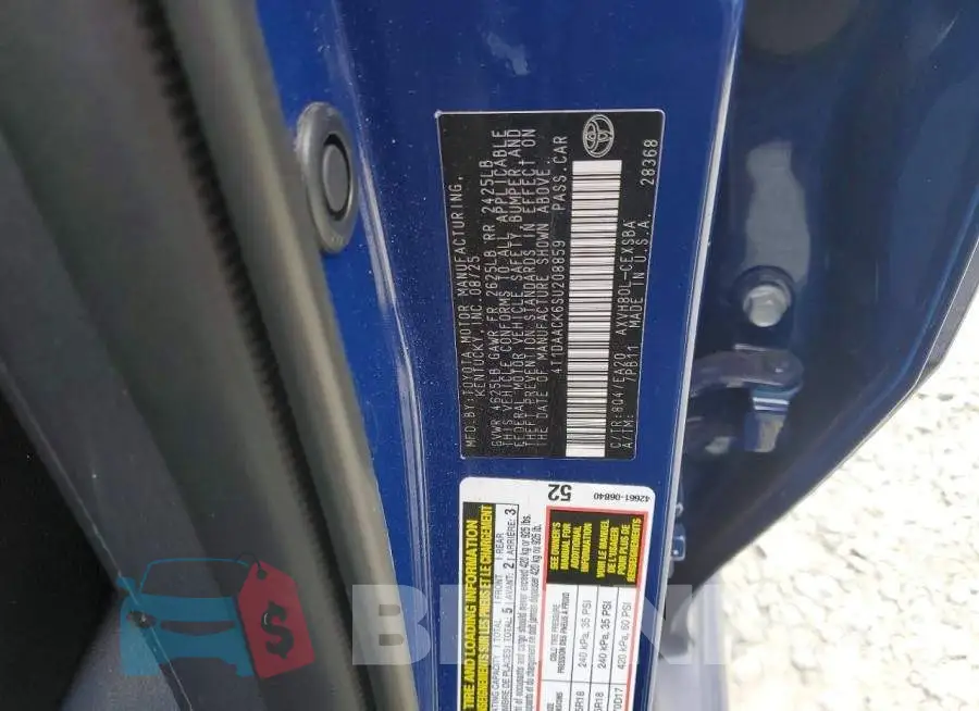 4T1DAACK6SU208859 Photo# 13
