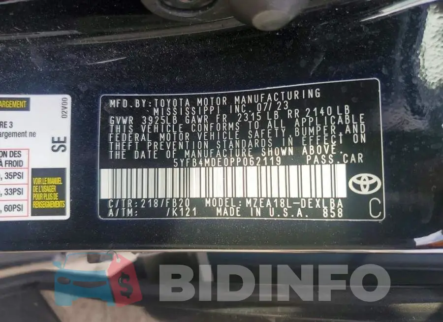 5YFB4MDE0PP062119 Photo# 12