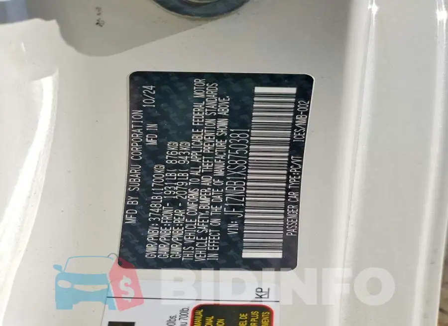 JF1ZNBB1XS8750381 Photo# 12