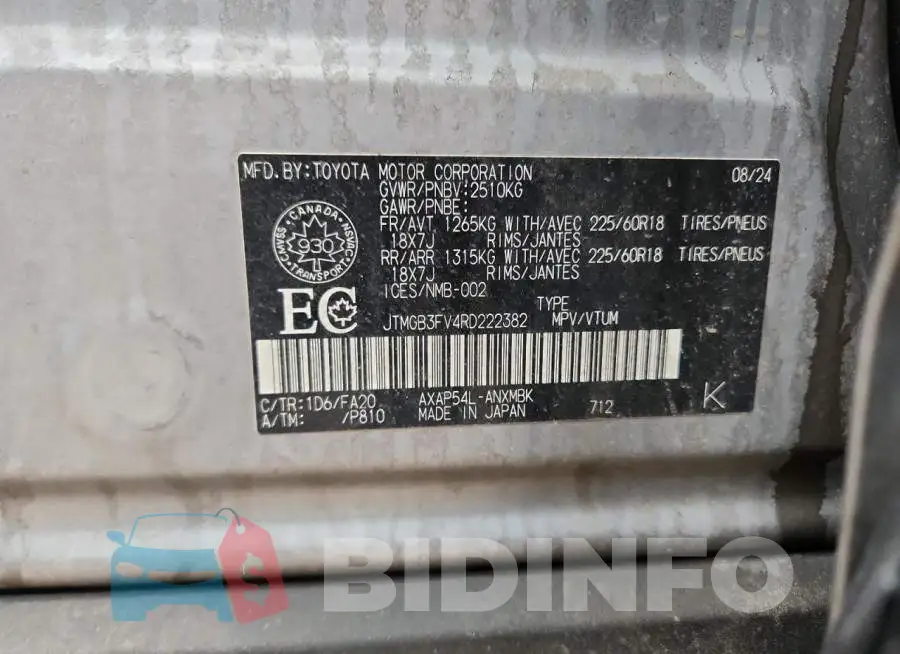 JTMGB3FV4RD222382 Photo# 13
