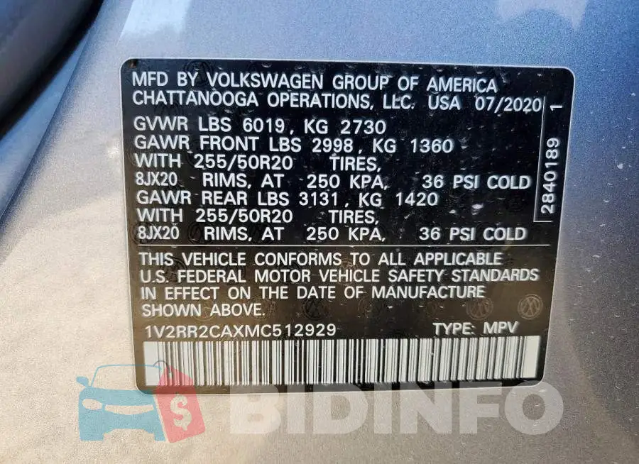 1V2RR2CAXMC512929 Photo# 13