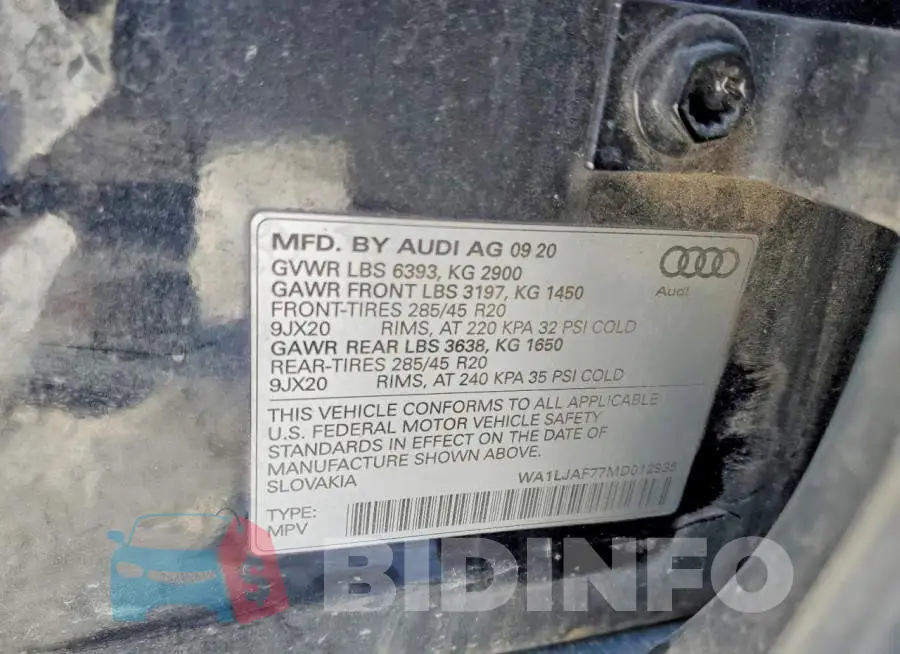 WA1LJAF77MD012935 Photo# 14
