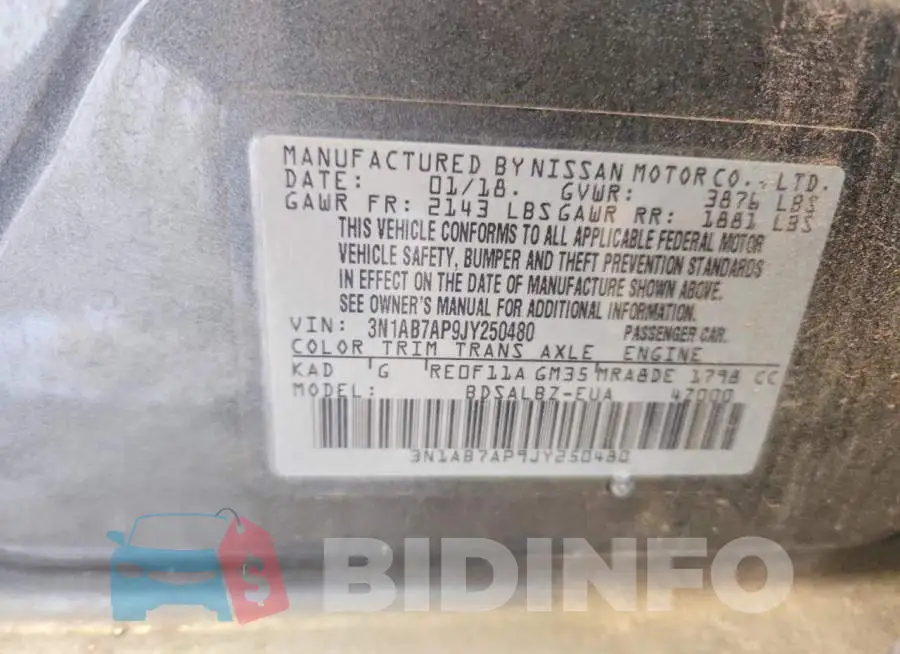 3N1AB7AP9JY250480 Photo# 12
