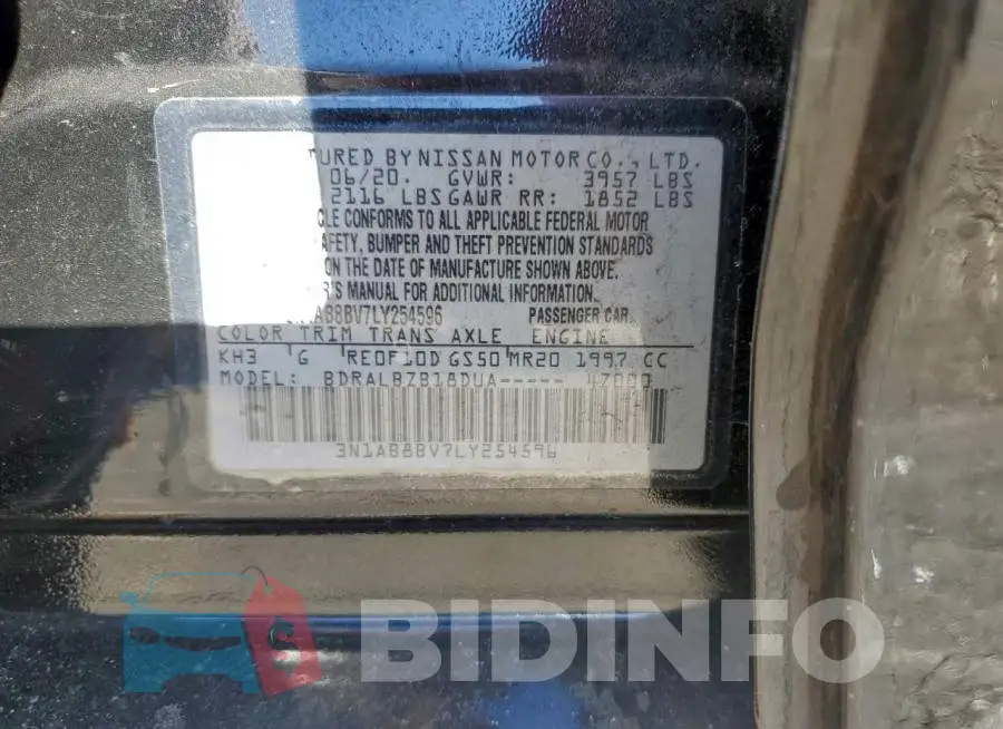 3N1AB8BV7LY254596 Photo# 12