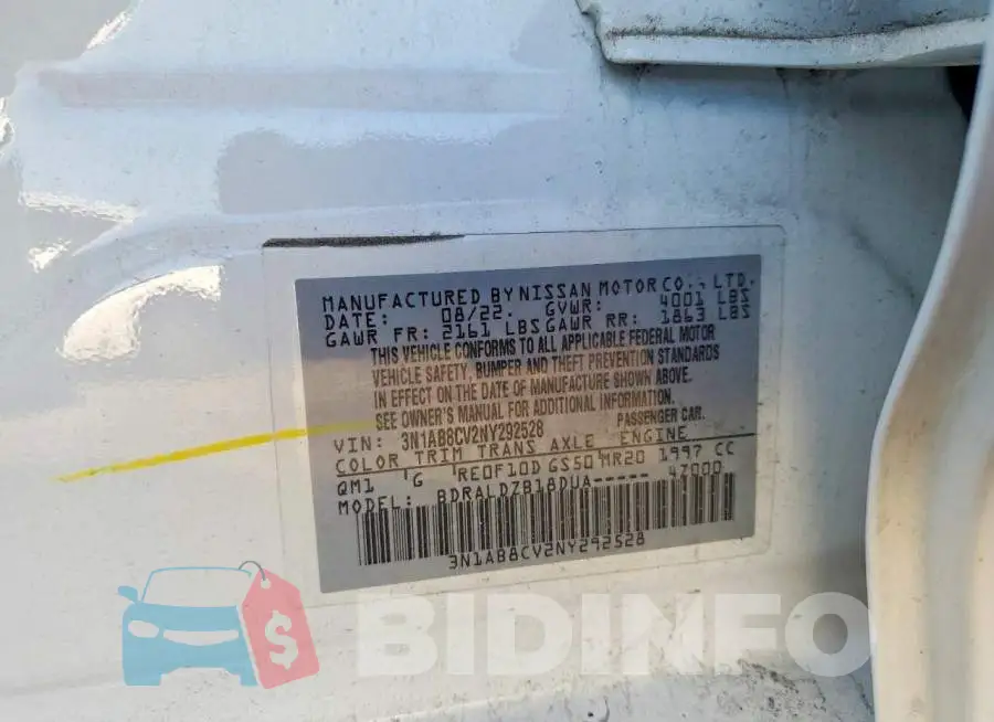 3N1AB8CV2NY292528 Photo# 12
