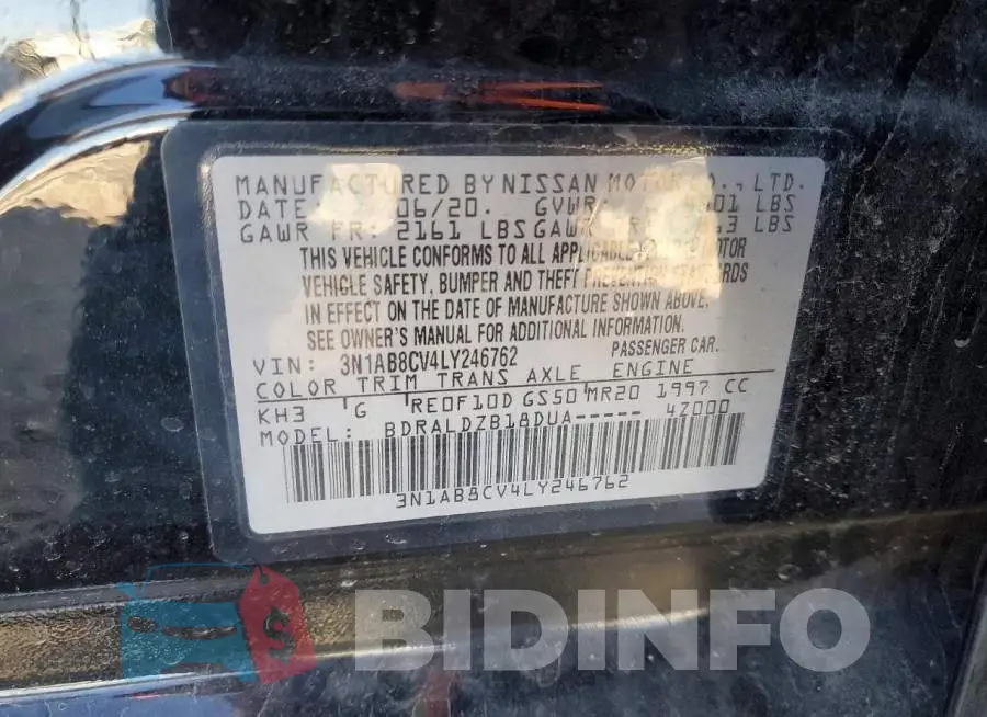 3N1AB8CV4LY246762 Photo# 12