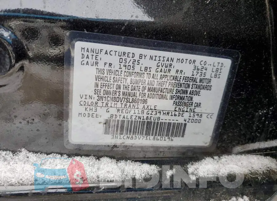 3N1CN8DV7SL860196 Photo# 12
