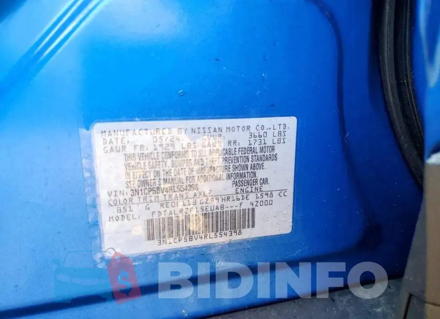 3N1CP5BV4RL554398 Photo# 14