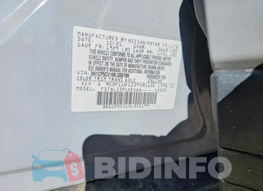 3N1CP5CV1ML550199 Photo# 12