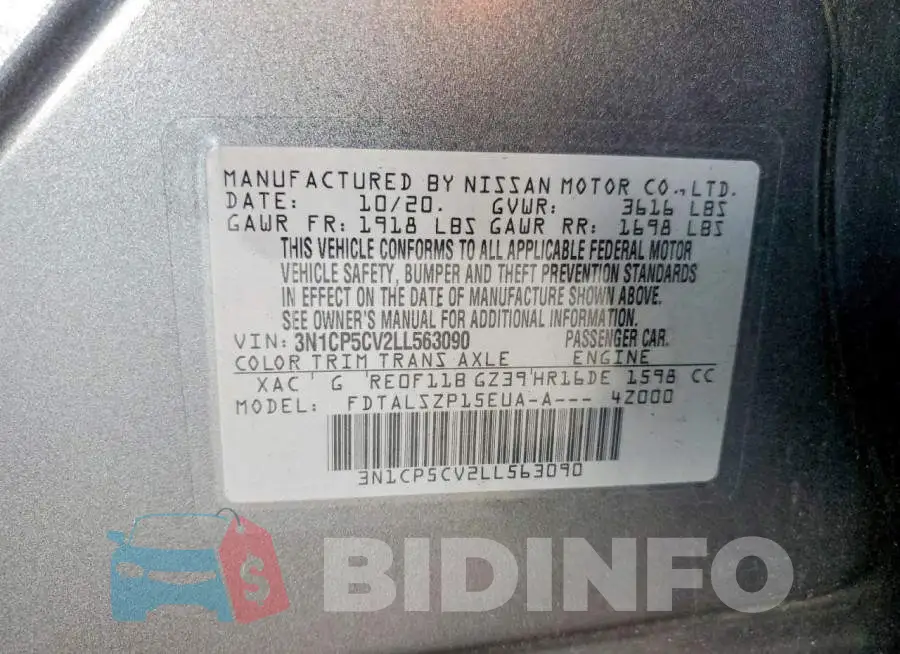3N1CP5CV2LL563090 Photo# 13